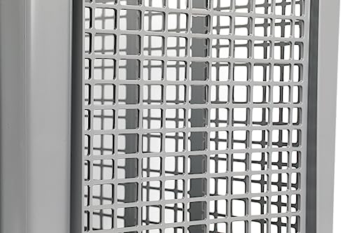Hudson Exchange 24 x 16 x 8" (40 Pack) Mesh Straight Wall Handled Storage Container Tote, Gray - color: Gray, size: 40 Pack