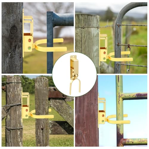 Instant Locking Gate Latch - Heavy-Duty One-Handed Automatic Spring Lock for Farm, Ranch & Backyard Gates | Easy Mount on Wood, Metal & Pipe Frames