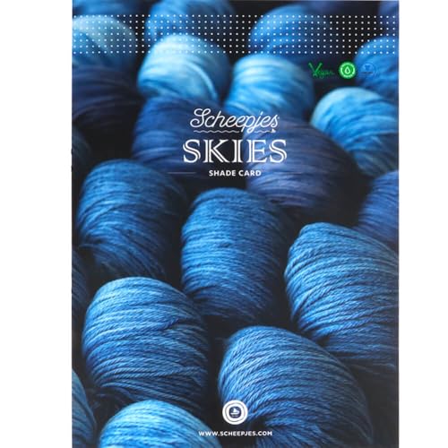 Scheepjes Skies Light-Heavy Color Swatch Card, 1 Card - color: Skies Light-Heavy colour
