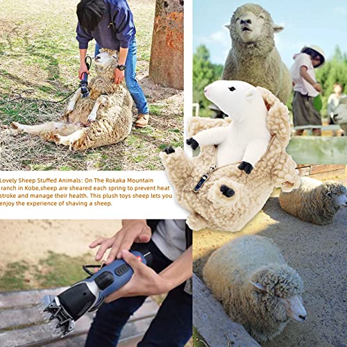 Furvana Shaved Sheep Stuffed Animal