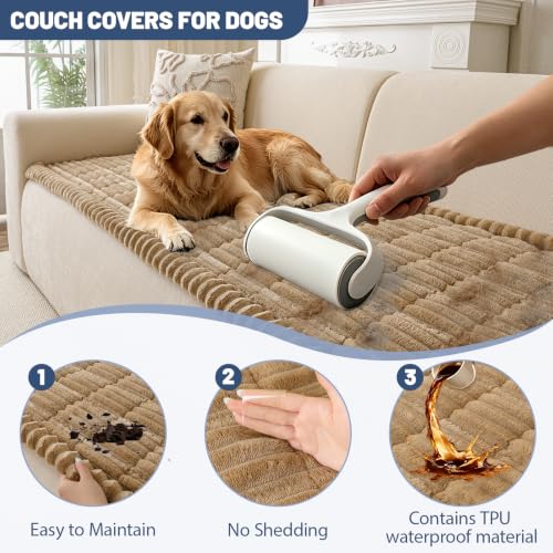 Waterproof Couch Cover for Dogs Washable (Brown, 27.6" x 59") - color: Waterproof Brown, size: 27.6"x 59.06"