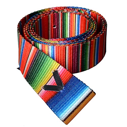 HILASON Nylon Tie Strap 6 Feet Horse Cinch Western Saddle - color: Serape