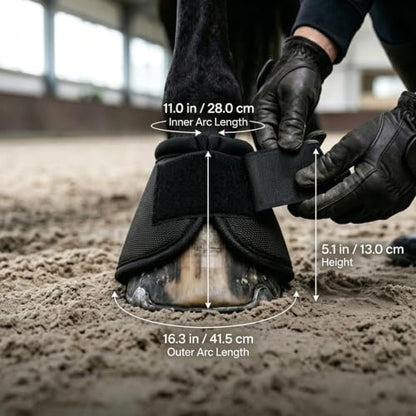 Horse Bell Boots Pair, Anti-Turn Hoof Protector