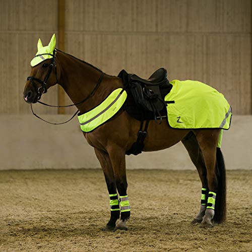 Horze Reflective Harness - Yellow - Horse - size: Horse