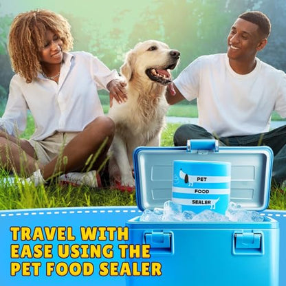 The Original Canned Dog Food Storage Container Patent Pending Reusable Airtight Can Cover Pet Food Sealer - Keeps Dog Food Can Fresh in the Fridge, Eliminates Odor, Easy to Use - color: Can - 1 pack