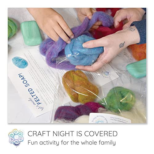 Living Dreams Yarn Soap Felting Starter Kit, Creative Kids Craft - color: Wet Felting Kit - Felted Soap