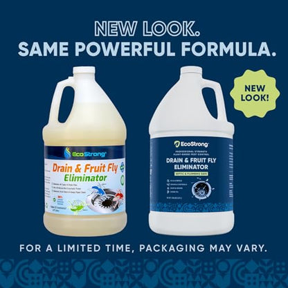 Fruit Fly Drain Treatment | Drain Fly Eliminator | All-Natural, Eliminates Gnats, Sewer Flies and More - Works in All Drains - 1 Gallon - size: 1 Gallon (Pack of 1)