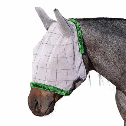 Farnam SuperMask II Horse Fly Mask Basic, Protects Eyes, Large Size - size: Large Horse