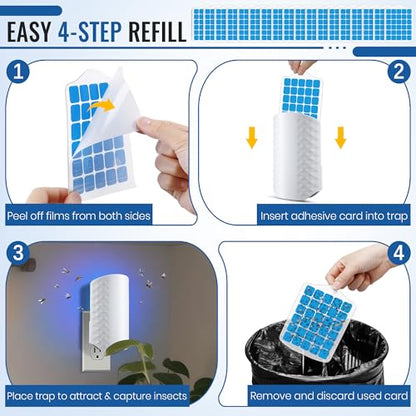 20 Pack Fly Trap Refills Compatible with WowCatch N386E Fly Trap - style: N386E