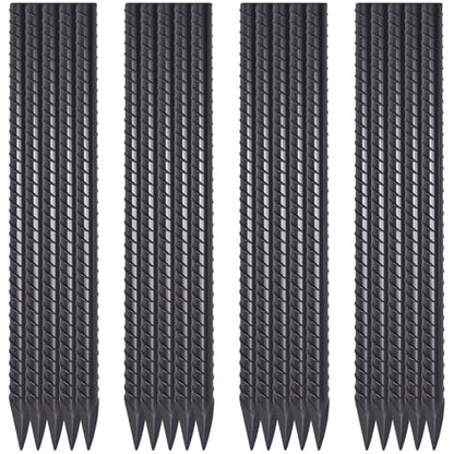 Rebar Stakes 16 Inch Heavy Duty 1/2 Inch Dia Straight Metal Spikes 20 Pack - size: 16"-Φ1/2"-20pcs