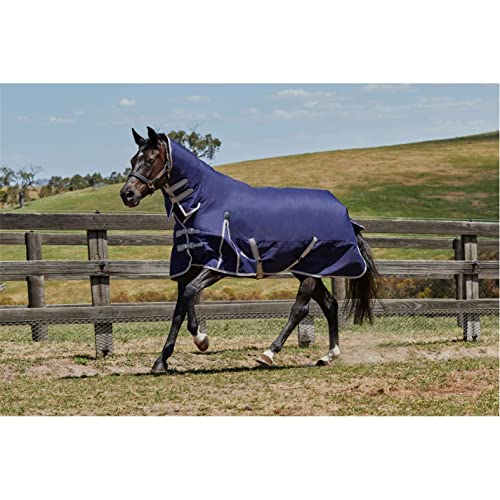 WeatherBeeta ComFiTec Essential Combo Neck Medium, Navy/Silver/Red, 81" - size: 81"