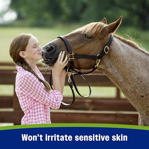 Farnam Equisect Water-Based Botanical Fly Repellent for Horses, 128 oz - size: 128 Fl Oz (Pack of 1)