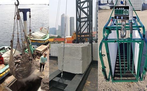 Digital Hanging Scale, 2000KG / 4400LBS Crane Scale, Mefape Heavy Duty Industrial Scale, Remote Included, LED Display
