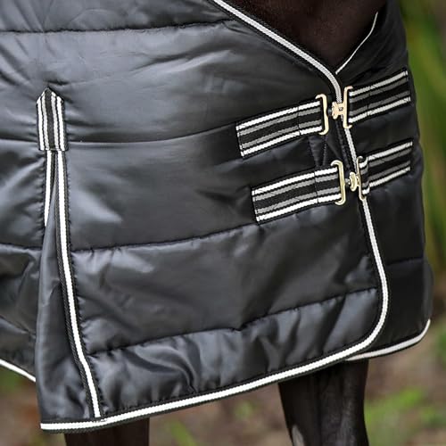 Equinavia Norse Gusseted Stable Blanket 200g - Black - 81 in - size: 81 in