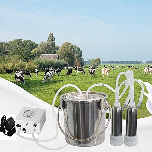 3L Cow Electric Rechargeable & Portable Battery Powered Milking Machine - color: Cow, size: 3LBattery
