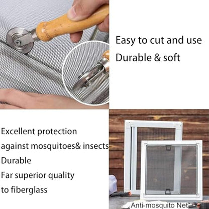 304 Stainless Steel Wire Mesh Screen,15.7" x 157.5", 20 Mesh 1mm Hole | Heavy duty rust-resistant mesh — sturdy and easy to cut, for attic vents, filtration, garden, cage, window and DIY. - size: 15.7" x 157.5"