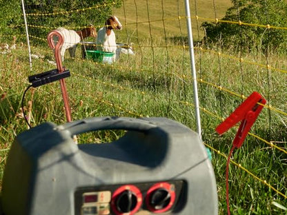 3Ft Electric Fence Wire, Solar Fence Charger Electric Fence Kit Connect Electric Fence Jumper Leads Cable with Crocodile Clip for Electric Fence Connectors Solar Electric Fence
