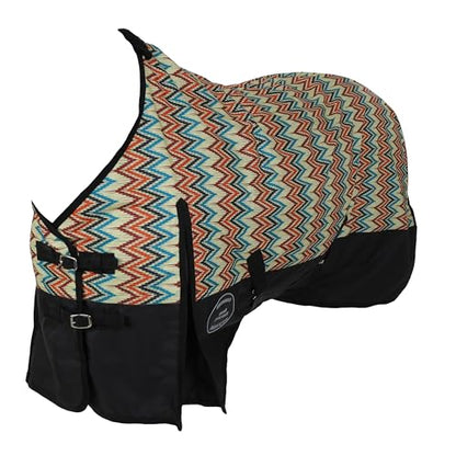Showman 1200 Denier Shockwave Waterproof Turnout Sheet - size: 72"