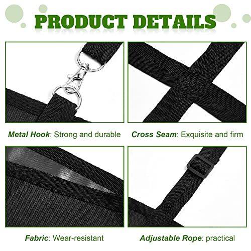 Tessco for you 1 Pcs Box Fan Holders for Horse Stall, Nylon Bag,Black - color: Black