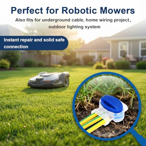 GWHOLE 40Pcs 3-Way Waterproof Wire Connectors for 22-14AWG Cables - color: 40PCS