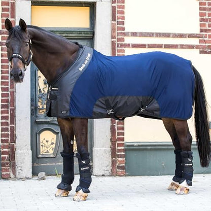 Back on Track Royal Mesh Sheet Deluxe Horse Blanket - color: Navy, size: 72" (135cm)
