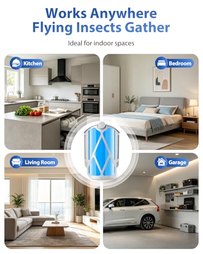 UBeesize 12 Pack Insect Trap Refill Cartridges, 2026 Upgraded Strong Adhesive Refills for Indoor Plug-in Bug Traps, Compatible with M364 and Max Devices, Easy to Replace and Long Lasting - size: 12pack
