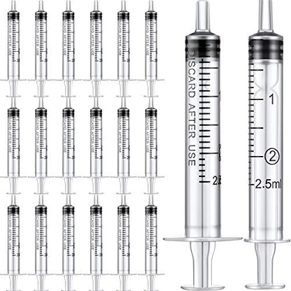 Frienda 20 Packs Syringes Without Needles,2.5 Ml - size: 2.5 ml