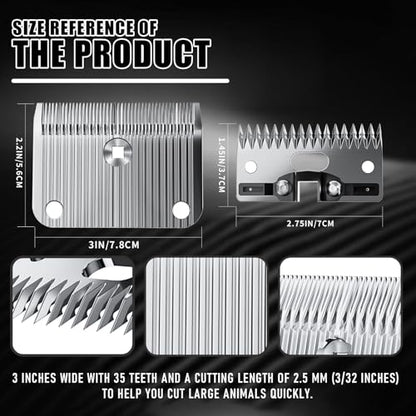 A2/AC Medium Blade,Cut Length 3/32 in (2.5 mm), 1 Pack
