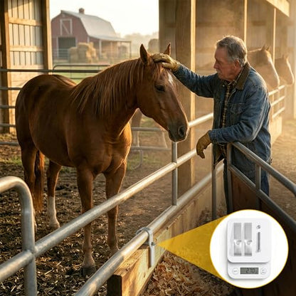 8 Pack Horse Panel Clamps for Wood Boards, 1-5/8" Heavy Duty Galvanized Corral Panel Clamp Fit 2" Livestock Panels Attach Lumber to Horse Stalls Round Pens or Cattle Panels