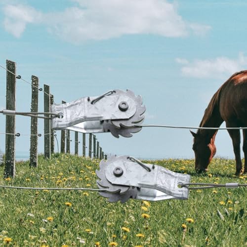 Electric Fence Wire Strainer for Electric Fence, Farm Fence, Heavy Duty Inline Wire Tensioner, Wire Ratchet Tensioner (20 Pack)