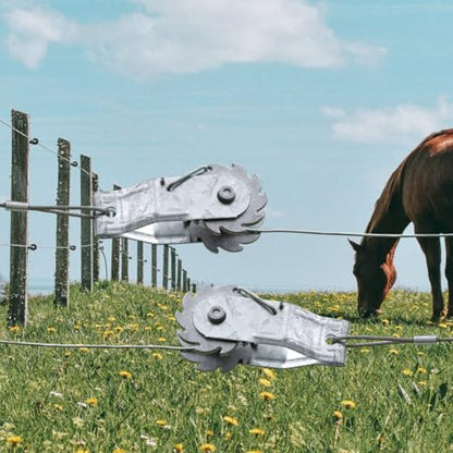 Electric Fence Wire Strainer for Electric Fence, Farm Fence, Heavy Duty Inline Wire Tensioner, Wire Ratchet Tensioner (20 Pack)