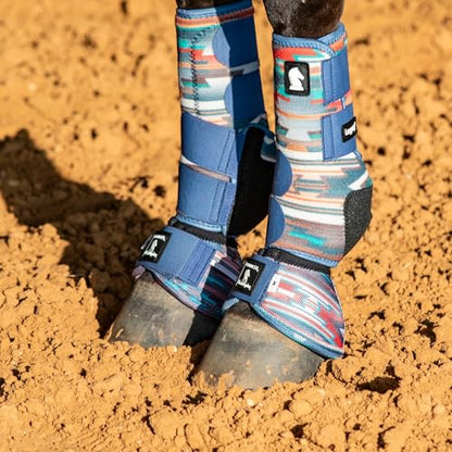 Classic Equine Dyno Turn Bell Boots - color: Pueblo, size: Large