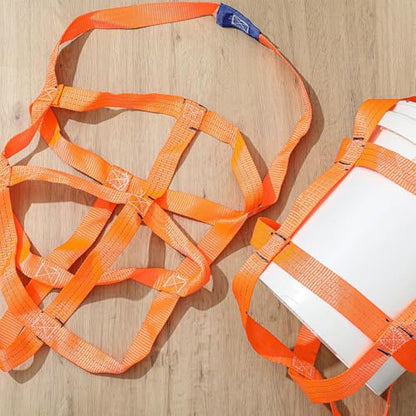 1 Pcs Bucket Sling with Bands for 5 Gallon Bucket Strap Harness Webbing Sling Lifting, 200lbs Capacity