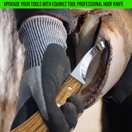 Farrier Hoof Knives Set–Professional Left & Right Handed Hoof Trimming Knives with Razor Sharp Stainless Steel Blades,Ergonomic Design for Precision Hoof Care for Farriers&Equestrians