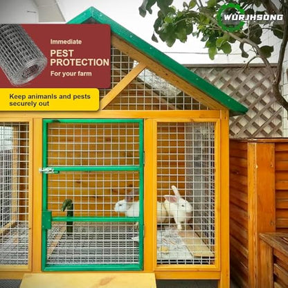 Black Hardware Cloth 4'' x 10' PVC Steel Vinyl Coated 1/2 inch Galvanized Wire Mesh Roll (19 GA) Chicken Wire Fence Roll, for coop Fences,Screen mesh, Rabbit/Snake Fences, Poultry enclosures, etc. - color: 19(GA)-1/2inch, size: 4In x 10Ft