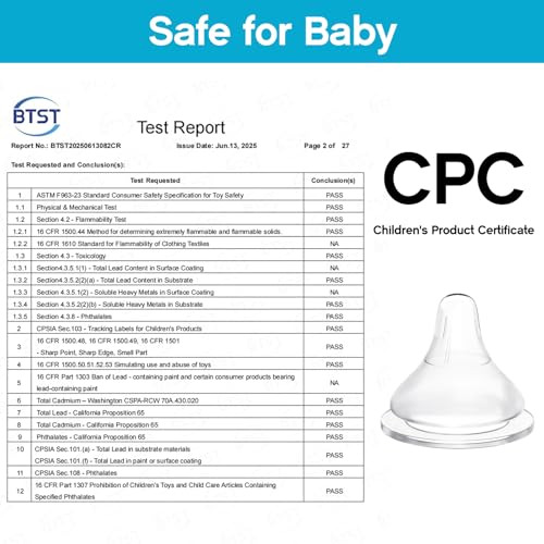 Silicone Bottle Nipples Compatible with MAM Bottles, Replacement Soft Nipple for Baby 3+ Months, Anti-Colic, BPA-Free, Medium Flow, Size M, 6-Pack - color: 3m+, Medium Flow, M