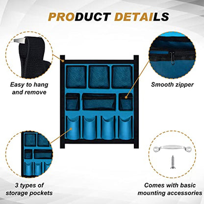 Riakrum 2 Pcs Horse Trailer Grooming Bag, Purple Blue, 29.92 x 22.83 Inch - size: 29.92 x 22.83 Inch