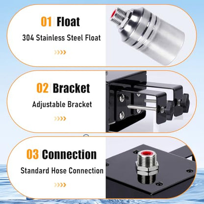 Water Trough Float Valve for Stock Tank