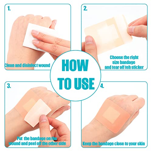 Lounsweer 720 Pcs Variety Assorted Bandage Bulk First Aid Refill Supplies - style: Multi Styles