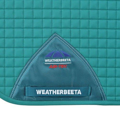 WeatherBeeta Prime Air-Tec Dressage Saddle Pad - color: Dark Turquoise, size: Large