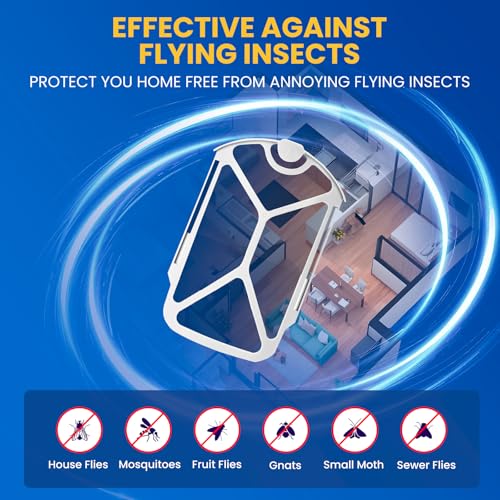 Flying Insect Trap Refills, Refill Cartridges, Insect Replacement Kit, Fruit Fly, Gnat, Bug & Mosquito Catcher Refills for Plug-in Light Trap Devices