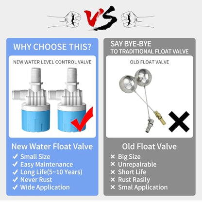 "3/4" Automatic Water Level Contro | Water trough float valve - style: 3/4 inch Inlet water