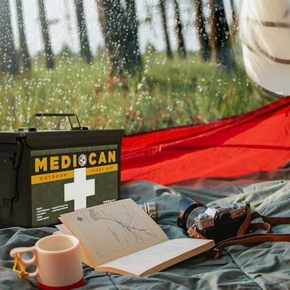 Be Smart Get Prepared Medi+Can First Aid 270 Pc Utility Metal Can Tactical