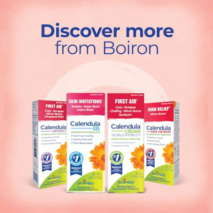 Boiron Calendula Cream for Skin Irritation Relief | For First Aid, Minor Burns, Cuts, Scrapes, Insect Bits and Sunburn. Size: 2.5 oz. - size: 2.5 Ounce