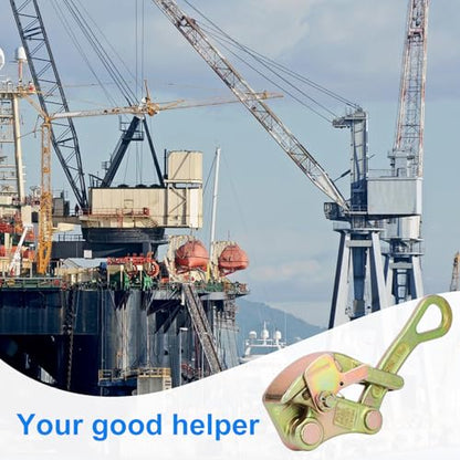 1 Pack 2T Cable Grip, 4409 lbs Wire Gripper, Wire Rope Tightener, Cable Pulling Tool, Carbon Steel Wire Stretcher with Swing Latch, Steel Cable Puller Tool for Wire Rope, Electricity, Industry - size: 1 Pack 2T Cable Grip