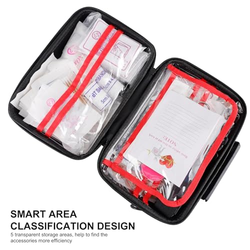 Gevoke 410 Piece Waterproof Hard Shell First Aid Kit, Black | For Home, Car, Travel, Camping, Truck, Hiking, Sports, Office, Vehicle & Outdoor, Emergency Medical Kits - color: Black