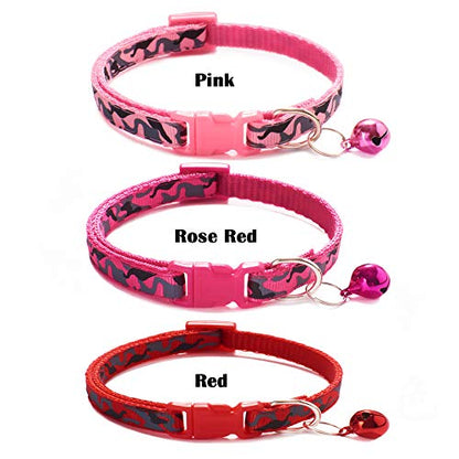 Love Dream Puppy ID Collars for Litter-12pcs Soft Nylon Whelping Collar Set - color: Camo, size: Medium(9.8 Inch -15.7 Inch )