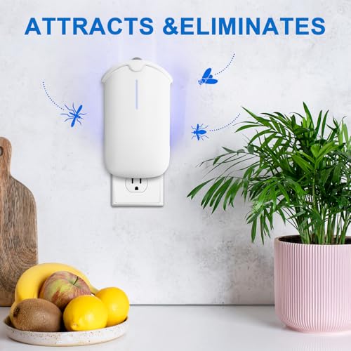 2 Flying Insect Traps & 2 Cartridges - Compatible with Refills