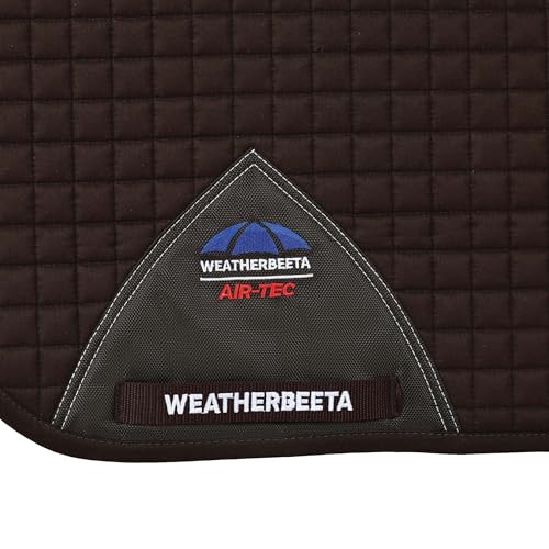 WeatherBeeta Prime Air-Tec Dressage Saddle Pad - color: Chocolate, size: Large