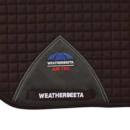 WeatherBeeta Prime Air-Tec Dressage Saddle Pad - color: Chocolate, size: Large